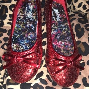 glitter flats